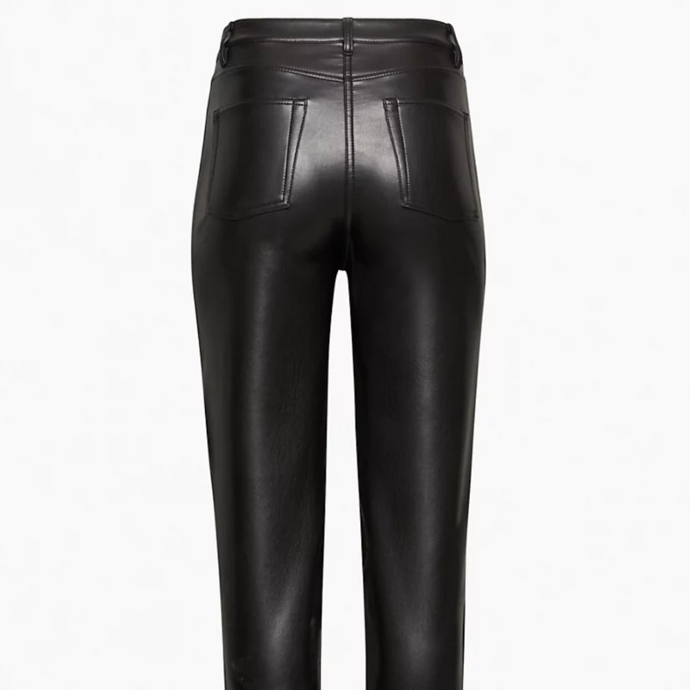 NWT Wilfred The Melina High-waisted Vegan Leather pants- Sz. 2S - Picture 5 of 5